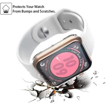 Langboom Transparent Case for Apple Watch 9 8 7 45mm