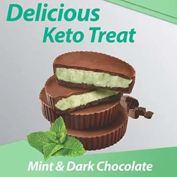 Keto Science Delicious and Creamy Fat Cups, Contains MCTs & Coconut Oil, 8 Functional Fats, 1 Gram of Net Carbs, Chocolate Mint, Multi, 14 Count