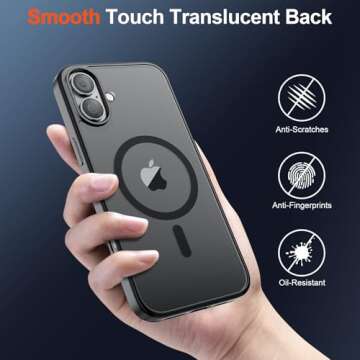 SUPFINE Magnetic iPhone 16 Plus Case with Shock Protection