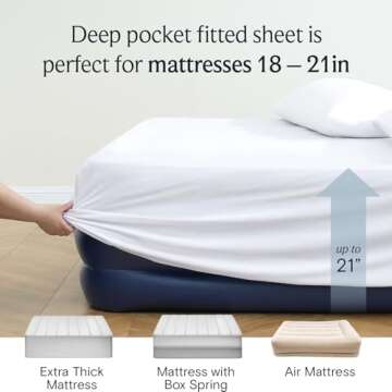 LuxClub 4 PC Sheet Bed Sheets Deep Pockets 18" Wrinkle Free Kids Fitted Sheets Machine Washable Hotel Bedding Silky Soft - White Twin