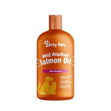 Wild Alaskan Salmon Oil for Dogs & Cats Health Boost