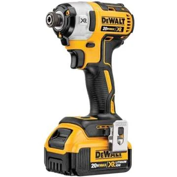 DEWALT 20V MAX* XR Impact Driver Kit, Brushless, 3-Speed, 1/4-Inch, 4.0-Ah (DCF887M2), Black