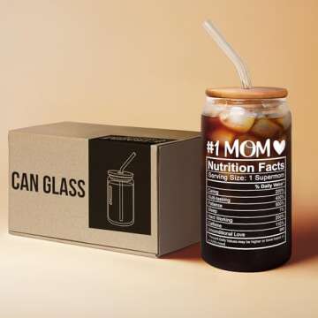 GINGULMINA Mom Can Glass Gifts - Perfect for Any Occasion