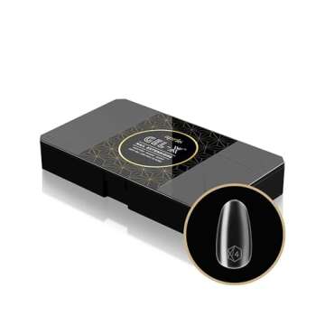 Apres Nail GEL-X Kit Professional Starter Kit & Sculpted Round Short | Included a box of tips 500 pcs | Premium Quality | 10 Sizes 0-9 | No Size 00 Included | 2022 Version