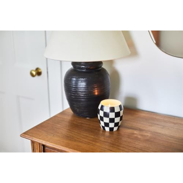 Paddywax Checkmate Artisan Hand-Poured Scented Candle, 11-Ounce, Black Fig + Olive