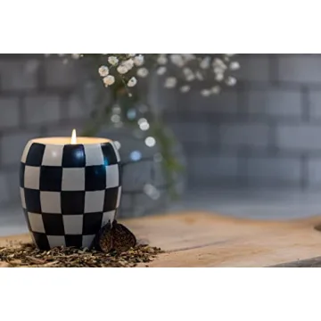 Paddywax Checkmate Artisan Hand-Poured Scented Candle, 11-Ounce, Black Fig + Olive