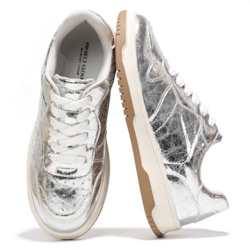 Project Cloud Sneakers for Women - Comfortable Vegan Leather, Non-Slip, Machine Washable