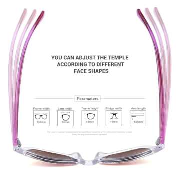 Stylish COLOSSEIN Sunglasses for Women with UV Protection