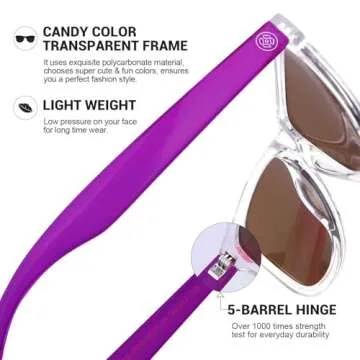Stylish COLOSSEIN Sunglasses for Women with UV Protection
