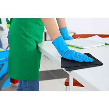 Softolle Kitchen Towels, Pack of 12 Bar Mop Towels -16x19 Inches -100% Cotton White Towels - Super Absorbent Bar Towels, Multi-Purpose for Home, Kitchen and Bar Cleaning (Grey)