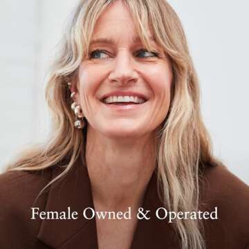 JENNY BIRD Icon Hoop Earrings | High Polish Platinum, Tension Closure | Sleek, Chunky Designer Jewelry for Women