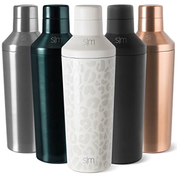 Simple Modern Cocktail Shaker Set | Insulated Steel Mixer | 20oz