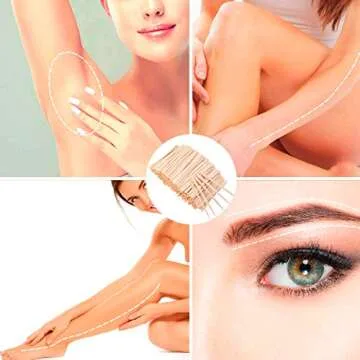 1200 Premium Wooden Waxing Sticks for Perfect Hair Removal
