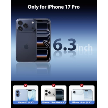 Mkeke Screen Protector: Military-Grade Protection for iPhone 17 Pro