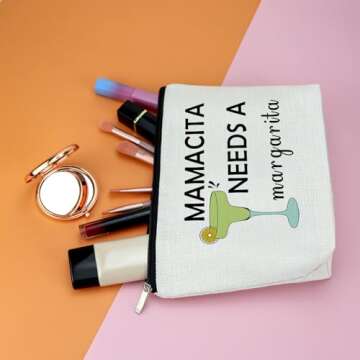 Margarita Lover Gift Makeup Bag - Perfect for Parties & Travels