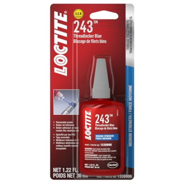 LOCTITE 243 Threadlocker: High-Strength, Oil Tolerant, General Purpose Adhesive