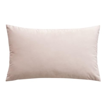 Soft MIULEE Pink Velvet Throw Pillow Cover 12 x 20 Inch