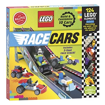 KLUTZ Lego Race Cars STEM Kit for Creative Builders