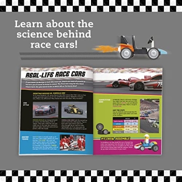 KLUTZ Lego Race Cars STEM Kit for Creative Builders