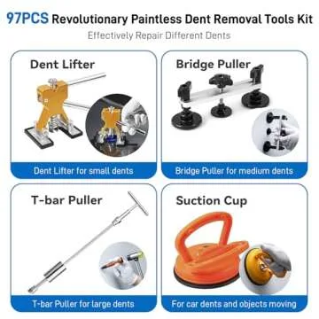97pcs Car Dent Puller Kit for Easy Dent Removal