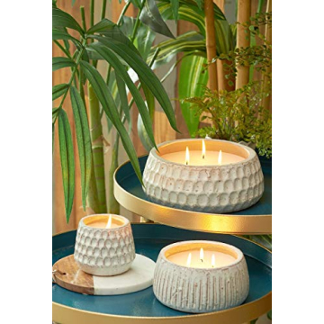 TAG White Citronella Pot Large Candle for Outdoor Use