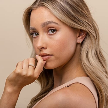 Elegant PAVOI Double Row Eternity Band for Women