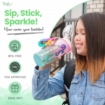 Personalized DIY Water Bottle Kits for Girls 6-8