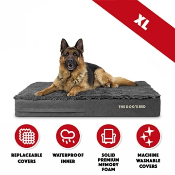 Orthopedic Memory Foam Dog Bed for Large Breeds
