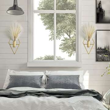 Peryiter Boho Wall Decor Hanging Planters Art