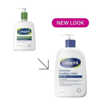 Cetaphil Intensive Healing Lotion with Ceramides 16 Oz For Dry, Rough, Flaky Sensitive Skin 24-Hour ...