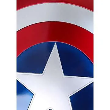 Avengers Legends Captain America Shield Replica - Full-Size Design
