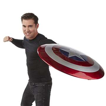 Avengers Legends Captain America Shield Replica - Full-Size Design