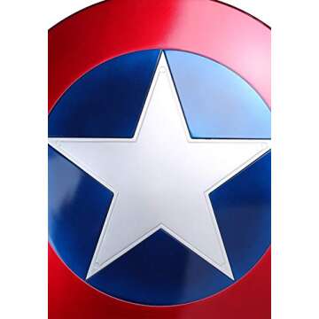 Avengers Legends Captain America Shield Replica - Full-Size Design