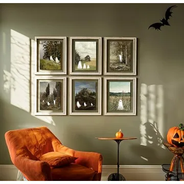 Waschbar Ghost Decor - Vintage Halloween Wall Art Prints