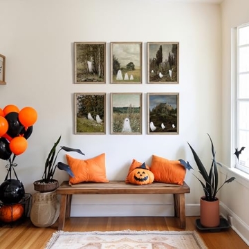 Waschbar Ghost Decor - Vintage Halloween Wall Art Prints