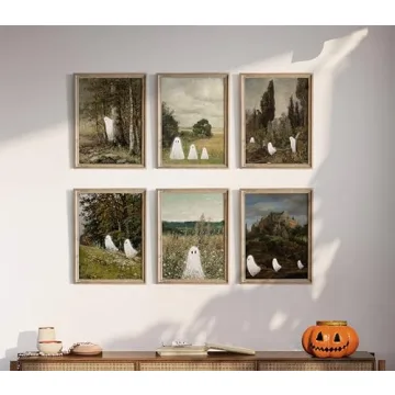 Waschbar Ghost Decor - Vintage Halloween Wall Art Prints