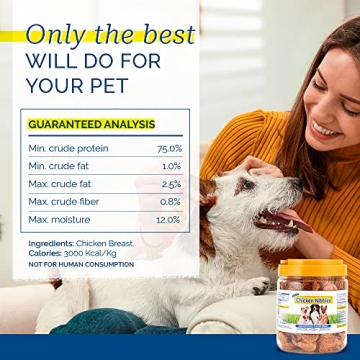 PCI Chicken Nibble Dog Treats – 100% Pure Dehydrated Chicken