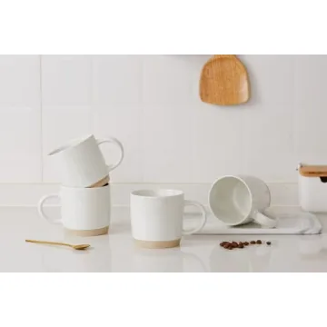 famiware Coffee Mugs Set for 4 - Stylish & Durable