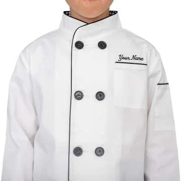 Custom Child Chef Halloween Costume - Hat & Jacket