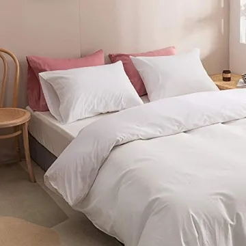 Wellboo White Comforter Set King - Soft & Elegant