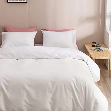 Wellboo White Comforter Set King - Soft & Elegant