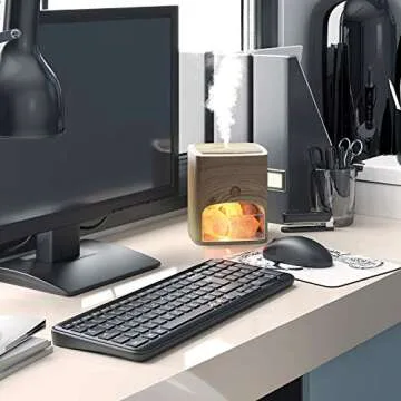 Himalayan Pink Salt Diffuser with Essential Oils for Wellness