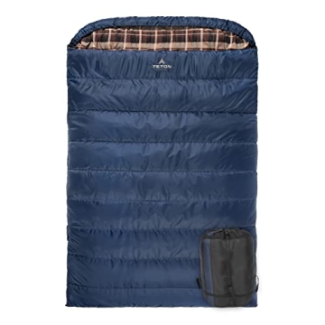 TETON Sports Mammoth Queen Size Sleeping Bag - Exceptional Comfort for Families in the Great Outdoor...
