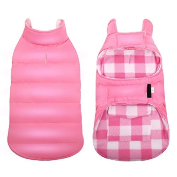 Dog Winter Coat Warm Waterproof Reversible for All Breeds