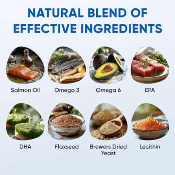 Skin & Coat Supplement for Dogs with Omega 3 Fish Oil