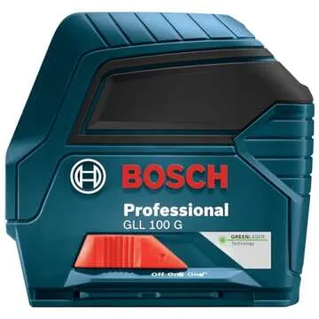 Bosch Green Beam Laser Level 100 Ft - Precision & Brightness
