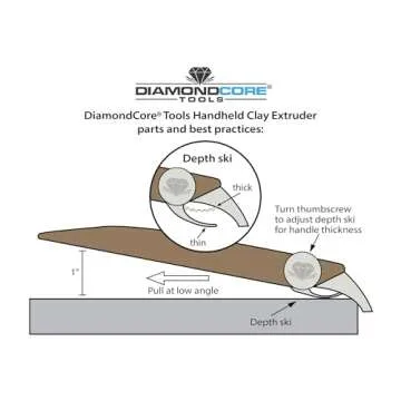 Original DiamondCore Clay Extruder for Pottery and Sculpting