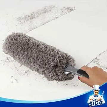MR.SIGA Microfiber Duster - Washable Dusting Tool for Home