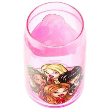 Bratz Girls Night Out 16oz Glass Tumbler Set with Straws