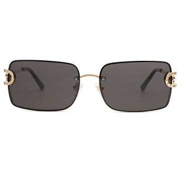Trendy SOJOS Vintage Rectangle Sunglasses for Women